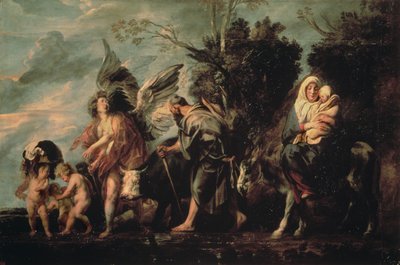 The Flight into Egypt by Jacob Jordaens